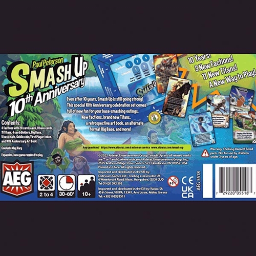 Smash Up Udvidelse - Smash Up 10th Anniversary - Brætspil